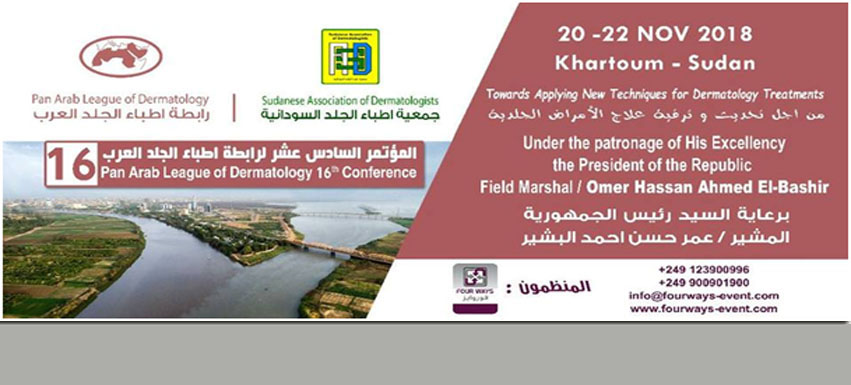 the 16th panarab league of dermatology november 2018